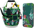 KUNN 5 Gallon Garden Bucket Tool Organizer & Kneeling Pad Set, Green by KUNNWORKGEAR