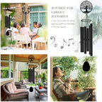 ASTARIN Memorial Wind Chimes for Outside Deep Tone, 36" Bereavement Gifts - Image 6
