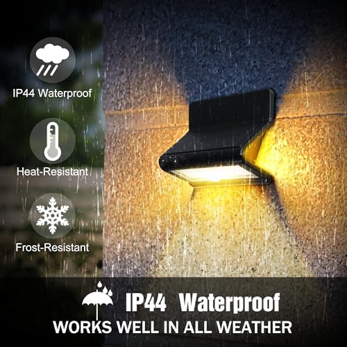AURAXY Outdoor Solar Security Lights Motion Sensor, Waterproof LED Wall Lights, Wireless Solar Light for Home Safety, Ideal for Yard Garden Garage Porch Front Door Backyard - Image 4