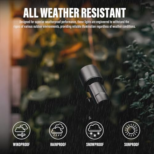Malibu Low Voltage LED Telescoping Spotlight Wall Light Outdoor Spotlight Waterproof Lighting for Driveway, Yard, Lawn, Flood, Garden, Outdoor Lighting 8406-2606-01 - Image 3