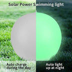 Floating Pool Lights Solar Powered,Blibly 14 inch Pool Lights that Float, Inflatable Waterproof Led Balls, Solar Floating Light for Outdoor Swimming Pond Garden Lawn Party Decor (4 Pack) - Image 3