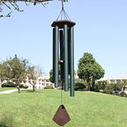 Large Wind Chimes for Outside 44 inch Green Deep Tone Garden Gift Outdoor - Image 6