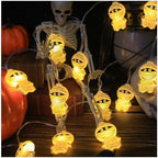 CAKERS Creative Halloween Fairy Lights|Warm White Light Novelty String Lights|Led Hanging Copper Wire Lights|Night Lamps for Party Home Office Decor,A,1.5m(4.9ft)-10LED-Battery by CAKERS