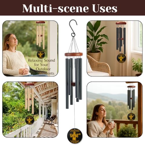 Custom Lacrosse Memorial Wind Chime, Personalized Name - Image 6