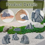 Warmtree 10Pcs Fake Rock+10 Pcs Simulation Miniature Rockery - Image 3
