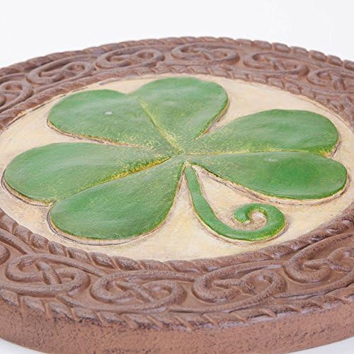 Bits and Pieces Glow in the Dark Stepping Stone - Shamrock, 10" x 10" - Image 4
