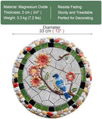 Kunovo Outdoor Garden Stepping Stone, Round Dimensional Pattern Walkway Step Stones Φ 13"", Multicolored Decorative Stone for Pathways/Lawns/Pond Areas (Style : Bird, Size : 2PCS), 58741 - Image 4