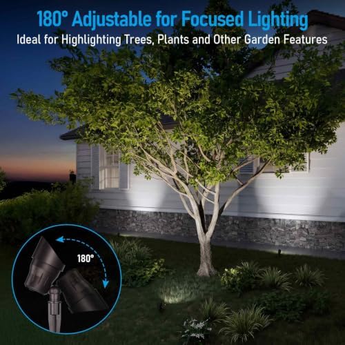 LEONLITE 4-Pack RGBCW 12-24V Low Voltage LED Spotlight Oil Rubbed Bronze - Image 4