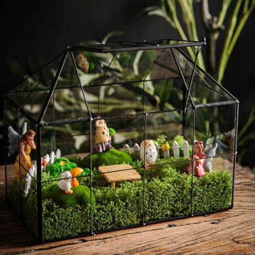 Fairy Garden Accessories Outdoor, Fairy Garden Decor Kit Fairy Garden Figurines Supplies Resin Fairy House - Image 7