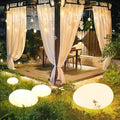 Solar Lights, Pebbles, Outdoor Waterproof Landscape Night Lights for Garden Paths, Stairs, Lawns, Patios, Yard Party Decorations, 2 Pack (Warm Light) by Unknown