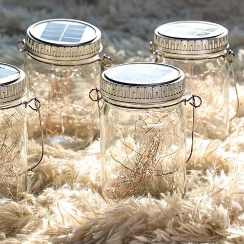 Cooo Garden Lantern Bundle — 12 Pack Mason-Jar Lanterns +2 Pack Mosaic Lanterns - Image 6