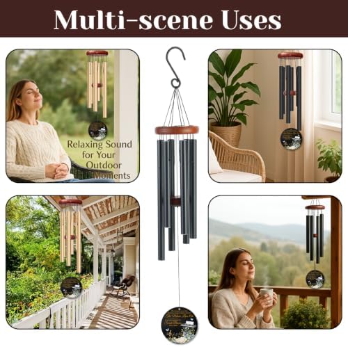 Personalized Organ Memorial Wind Chime, Custom Name & Year - Image 6