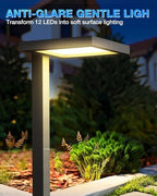 SUNVIE 5W 3000K LED Low Voltage Landscape Pathway Lights Black, 12 Pack - Image 4