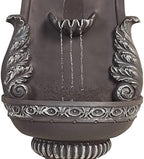 San Pablo Grey Ornate 33" Large Wall Outdoor Fountain by John Timberland - Image 5