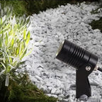 Outdoor LED Spotlights a Beam of Light Floodlight 180° Rotation Patio Glare Long Shot Beam Lamp IP65 Waterproof AC/DC12-24V Spotlight for Garden Path Building Walkway Landscape Lights - Image 6