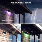 Solar Deck Lights Outdoor - 6 Pack Solar Fence Lights Waterproof Solar Stair Lights Outdoor Solar Lights Decor for Backyard Fence Steps Stairs Railing Garden Patio Pathway Outside - Image 4