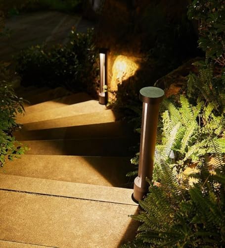 Outdoor LED Pathway Light Modern Landscape Bollard Fixture, Waterproof Aluminum Housing, Garden Lawn for Driveway, Courtyard, Walkway - Image 4