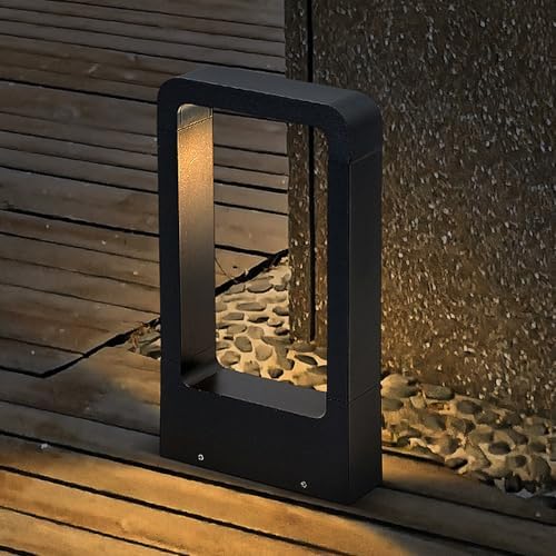 Outdoor Pathway Lights, Waterproof 3000K Bollard Lights, LED Landscape Lighting for Outside Patio Sidewalk Garden Yard Lawn Outdoor LED Decor Lighting (30 * 16 * 6CM) - Image 4