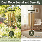 Personalized 30/36" Memorial Wind Chimes for Loss, Cardinal Gifts - Image 3