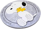 Roman Snoopy Hug Stepping Stone, 12-inch Diameter, Resin, Home, Garden, Outdoor - Image 4
