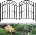 5 Panel 32in Decorative Garden Fence, 11ft No Dig Metal Border by KYATE