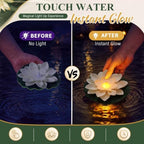 Liliful 48 Pcs Diwali Floating Lotus Lights, 3.94 Inch, 8 Colors - Image 3
