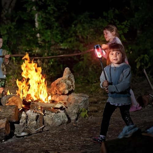 Solar Flashlight Light with Flickering Flame, Multi-Piece Outdoor Solar Lights, Outdoor Waterproof Solar Garden Lights for Decorative Paths, Patio and Deck Outdoor Lighting（Red (12) - Image 6