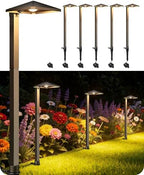 EDISHINE Low Voltage Landscape Lighting, LED Pathway Lights, 6 Pack by EDISHINE