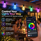 Outdoor RGBW String Lights,50FT 20 Bulbs - Image 3