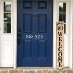 Unwelcome Porch Sign Go Away For Front Door Wooden Vertical Standing Hanging Decorations Spring Summer Farmhouse Outdoor Yard Housewarming Present 8x64inch - Image 6