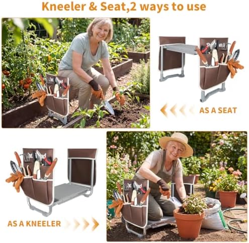 Garden Kneeler and Seat Heavy Duty, Kneeling Bench for Gardening - Image 4