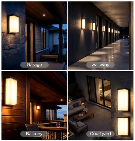 Outdoor Wall Sconce 14 Inch, IP66 Waterproof, 2640LM Brightness, ETL, 3CCT - Image 6