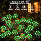 Solar Garden Lights Outdoor, Upgraded Solar Swaying Starburst Light Waterproof with 2 Modes, Solar Fairy Firework Lights for Yard Patio Pathway Flowerbed Balcony Garden Decoration (Green, 4 Pack) - Image 4