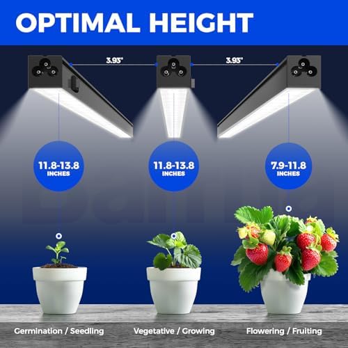 Barrina T5 Grow Lights for Indoor Plants, Full Spectrum, 1ft 5000K, 4 Packs - Image 6