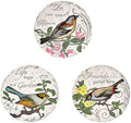 Kunovo 3pcs Garden Décor Stepping Stone, Dimensional Round Walkway Path Stones with Butterflies, Animals or Birds Print, Fun Cute Yard Lawn Step Stone (Size : Birds), 58741 by Kunovo