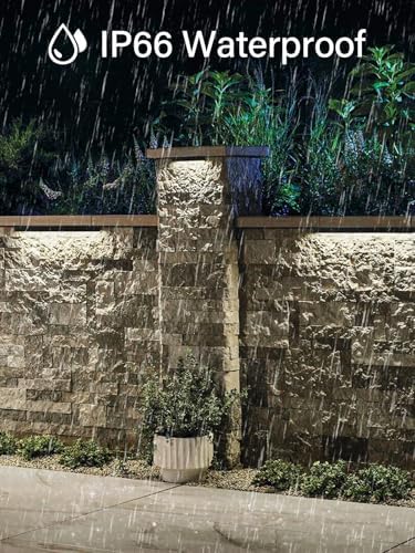 5W Retaining Wall Lights,7 inch LED Hardscape Lighting Low Voltage Landscape Paver Lights 12V 24V Step Lights Outdoor IP66 Waterproof 3000K Soft White Stair Deck Lighting (8 Pack+Connectors) - Image 3