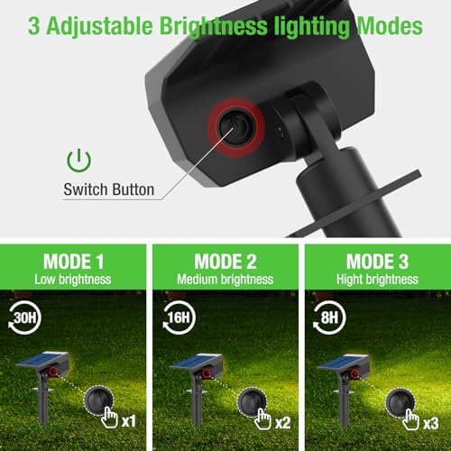 nipify 12 Pack Solar Lights Outdoor, Motion Sensor Spot Landscape Light - Image 4