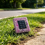 Decorative Solar Ground Lamp with LED Disk Garden Light for Outdoor Pathway Lighting LED Disk Pathway Lamp - Image 5