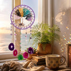 Rainbow Sun Catcher Large Chakra Crystal Suncatchers for Window Hanging - Image 4