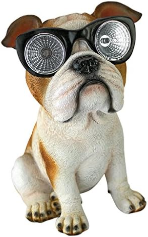 Design Toscano Bright Eyes Solar Pug Dog Garden Statue by DesignToscano