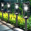COXSENI Solar Pathway Lights Outdoor Waterproof Cool White, 8 Pack by COXSENI