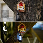 Goodeco Gnome Tree Hugger with Solar Lantern - 10.6" Tree Face Garden Decor - Image 6