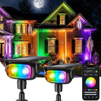 Brizled Smart Solar Spot Lights, 2 Pack Color Changing Outdoor Spotlights by Brizled
