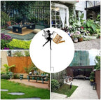 Solar Watering Can Waterproof Rustproof LED Metal Art - Image 4