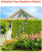 VEVOR 60 x 15 in, Rustproof Metal Garden Flower Trellis, Outdoor Climbing Rose & Cucumber Support, Decorative Tall Clematis Trellis for Courtyards & Lawns - Image 3