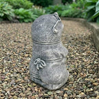 OLOMA Funny Mole Concrete Garden Statue Handmade Outdoor Animal Sculpture Vole Figurine Yard Lawn Flower Bed Patio Porch Rustic Decor Weather Resistant Ornament Whimsical Animals Lover Gift - Image 7