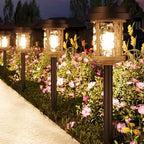 XMCOSY+ Solar Pathway Lights Outdoor, 6-Pack Solar Powered Garden Lights by XMcosy