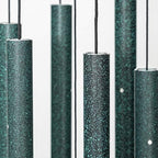 Corinthian Bells 27 Inch Green Wind Chimes for Outside, Outdoor Garden Wind Chime for Patio & Backyard Decor, Made in USA - Image 2