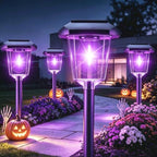 16Pack Purple Solar Halloween Lights outdoor, Pathway Halloween Decorations by RuboliyLightyourwayahead