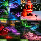 Solar Spot Lights Outdoor, RGB Landscape Spotlight 2 Pack - Image 6